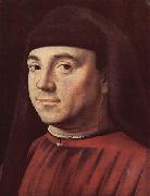 Antonello da Messina Portrat eines Mannes Sweden oil painting artist